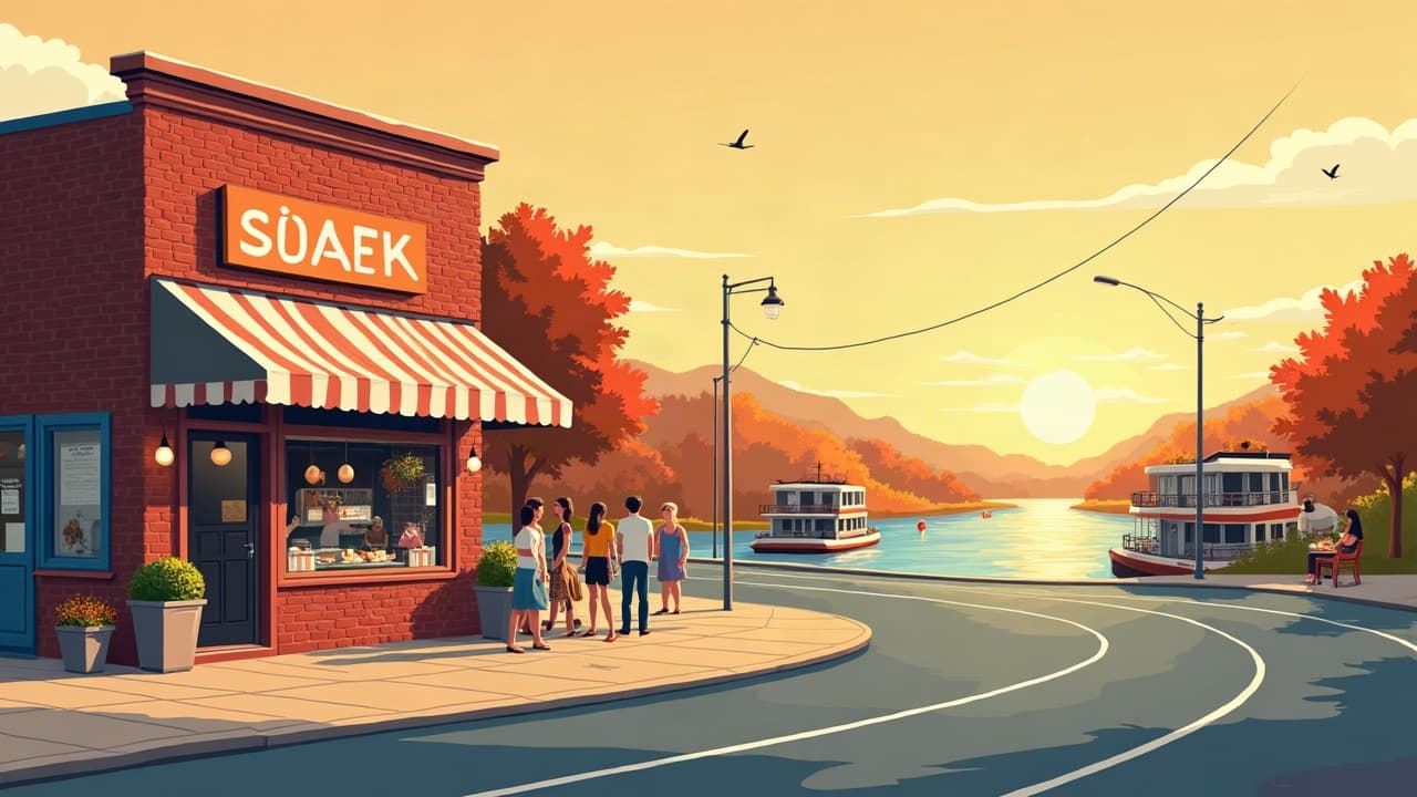 Editorial illustration: Best BBQ in Paducah