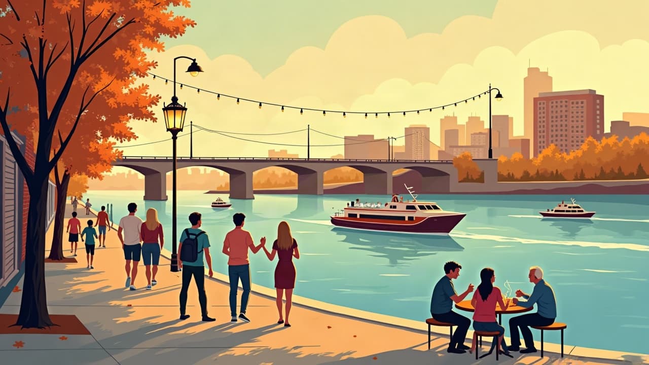 Editorial illustration: Best Lunch Spots in Paducah