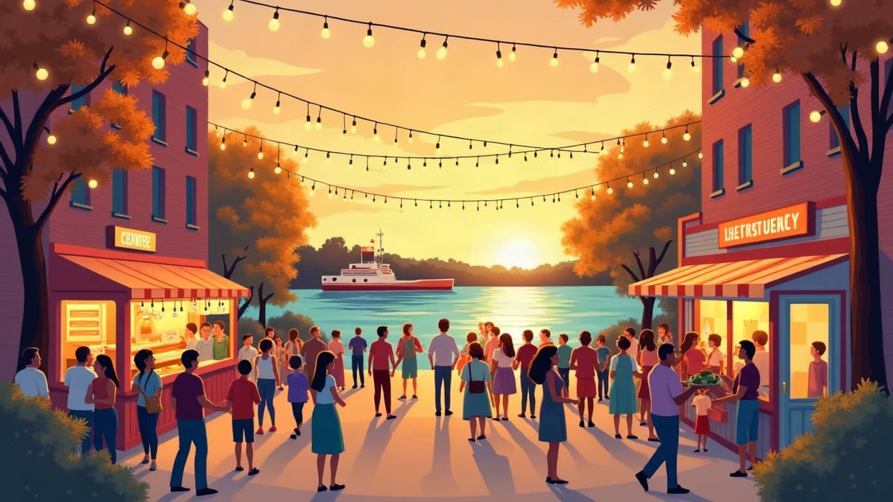 Editorial illustration: Mount Olive announces fall festival and prayer breakfast